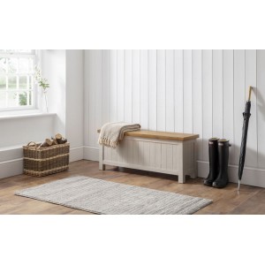 Julian Bowen Reclaimed Pine Furniture Aspen Grey Storage Bench Julian Bowen Reclaimed Pine Furniture Aspen Grey Storage Bench