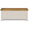 Julian Bowen Reclaimed Pine Furniture Aspen Grey Storage Bench