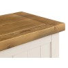 Julian Bowen Reclaimed Pine Furniture Aspen Grey Storage Bench