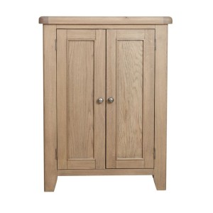 Heritage Smoked Oak Furniture 2 Door Shoe Cupboard Heritage Smoked Oak Furniture 2 Door Shoe Cupboard