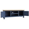 Wittenham Blue Painted Furniture Large TV Unit