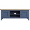 Wittenham Blue Painted Furniture Large TV Unit