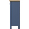 Wittenham Blue Painted Furniture Wine Cabinet