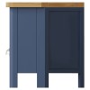 Wittenham Blue Painted Furniture Corner TV Unit