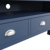 Wittenham Blue Painted Furniture Corner TV Unit