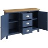 Wittenham Blue Painted Furniture Large Sideboard