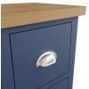 Wittenham Blue Painted Furniture Small Bedside Cabinet