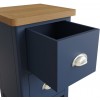 Wittenham Blue Painted Furniture Small Bedside Cabinet