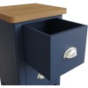 Wittenham Blue Painted Furniture Small Bedside Cabinet