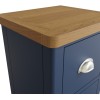 Wittenham Blue Painted Furniture Small Bedside Cabinet