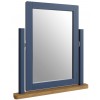 Wittenham Blue Painted Furniture Trinket Mirror