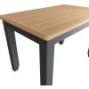 Galaxy Grey Painted Furniture 1.2m Extending Dining Table