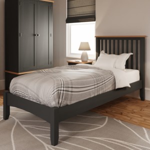 Galaxy Grey Painted Furniture Single 3ft Bed Galaxy Grey Painted Furniture Single 3ft Bed GP-30-G