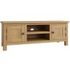 Buxton Rustic Oak Furniture Large TV Unit