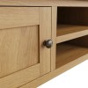 Buxton Rustic Oak Furniture Large TV Unit