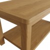 Buxton Rustic Oak Furniture Small Coffee Table