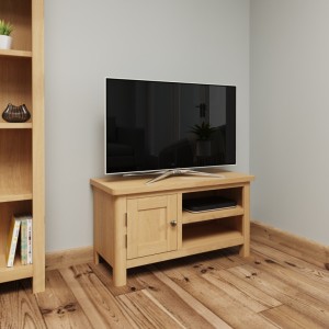 Buxton Rustic Oak Furniture Small TV Unit Buxton Rustic Oak Furniture Small TV Unit
