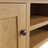 Buxton Rustic Oak Furniture Small TV Unit