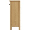 Buxton Rustic Oak Furniture Wine Cabinet