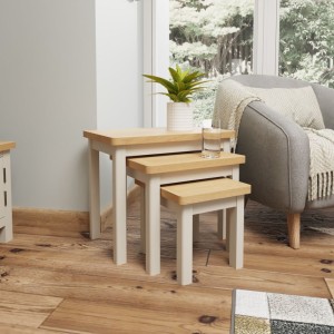 Wittenham Painted Furniture Nest of 3 Tables Wittenham Painted Furniture Nest of 3 Tables