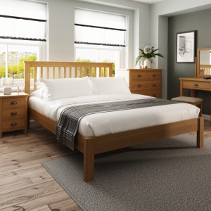 Buxton Rustic Oak Furniture 5ft King Size Bed Buxton Rustic Oak Furniture 5ft King Size Bed