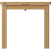 Buxton Rustic Oak Furniture Flip Top Dining Table