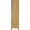 Buxton Rustic Oak Furniture Gents Wardrobe