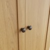 Buxton Rustic Oak Furniture Gents Wardrobe