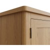 Buxton Rustic Oak Furniture Gents Wardrobe