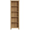 Buxton Rustic Oak Furniture Large Bookcase