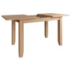 Exeter Light Oak Furniture 1.2m Extending Dining Table