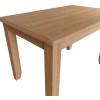 Exeter Light Oak Furniture 1.2m Extending Dining Table