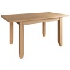 Exeter Light Oak Furniture 1.6m Extending Dining Table