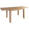 Exeter Light Oak Furniture 1.6m Extending Dining Table