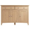 Exeter Light Oak Furniture 3 Door Sideboard