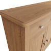 Exeter Light Oak Furniture 3 Door Sideboard