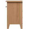 Exeter Light Oak Furniture 1 Drawer 1 Basket Cabinet