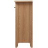 Exeter Light Oak Furniture 3 Drawer 6 Basket Cabinet