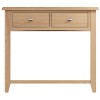 Exeter Light Oak Furniture Console Table