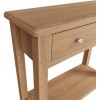 Exeter Light Oak Furniture Console Table