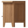 Exeter Light Oak Furniture Corner TV Unit