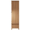 Exeter Light Oak Furniture Gents' Double Wardrobe