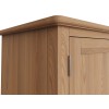 Exeter Light Oak Furniture Gents' Double Wardrobe