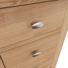 Exeter Light Oak Furniture Large Bedside Cabinet