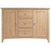 Exeter Light Oak Furniture Large Sideboard