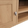 Exeter Light Oak Furniture Large TV Unit