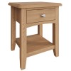 Exeter Light Oak Furniture Lamp Table