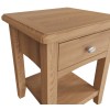 Exeter Light Oak Furniture Lamp Table