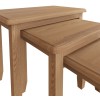 Exeter Light Oak Furniture Nest of 3 Tables