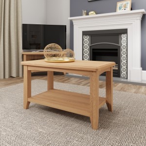 Exeter Light Oak Furniture Small Coffee Table Exeter Light Oak Furniture Small Coffee Table